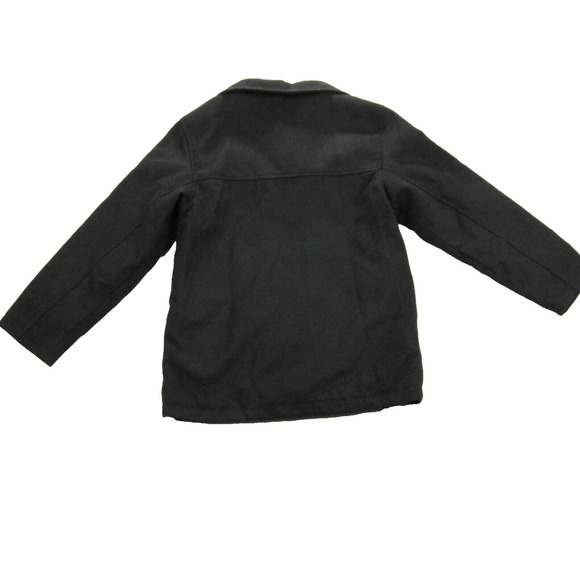GYMBOREE Jacket Girls L (10-12) Black trench coat polyester for ages 8-10 NWT - Picture 3 of 8